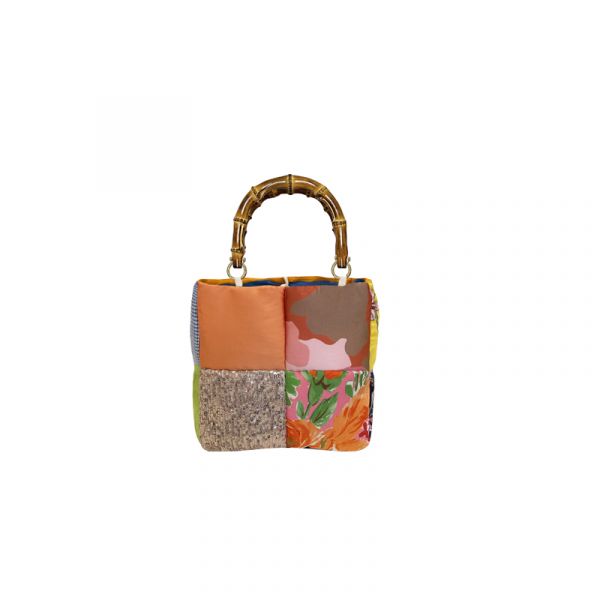 RECYCLED PATCHWORK TOTE